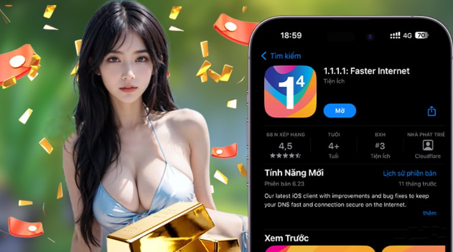 Hình ảnh quảng cáo của km888 hiển thị nền tảng và các lợi ích